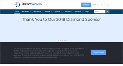 Desktop Screenshot of directwomen.org